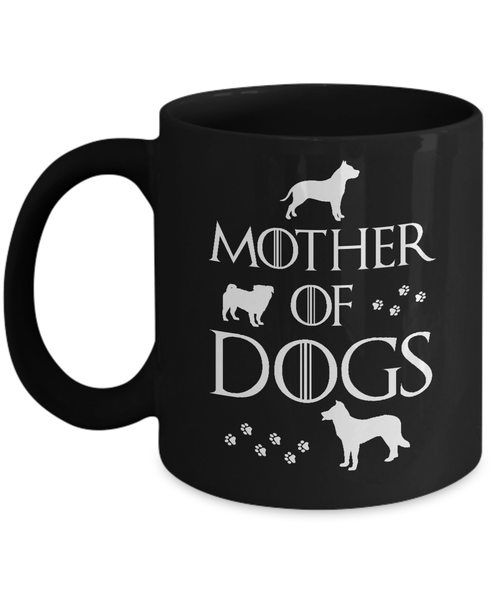 Mother Of Dogs Dog Lover Mug-Coffee Mug-11oz Mug-Black