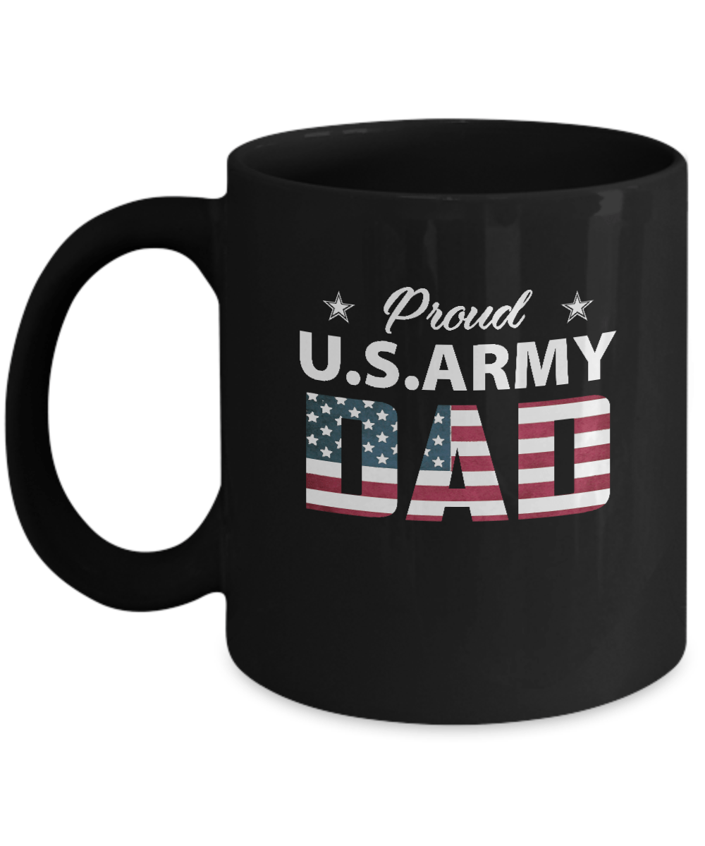 Proud Us Army Dad Mug