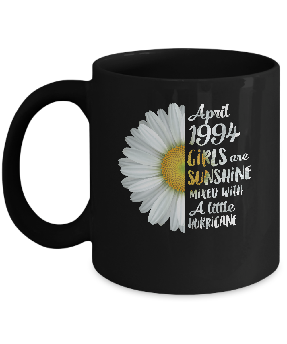 April Girls 1994 27th Birthday Gifts Mug-Coffee Mug-11oz Mug-Black