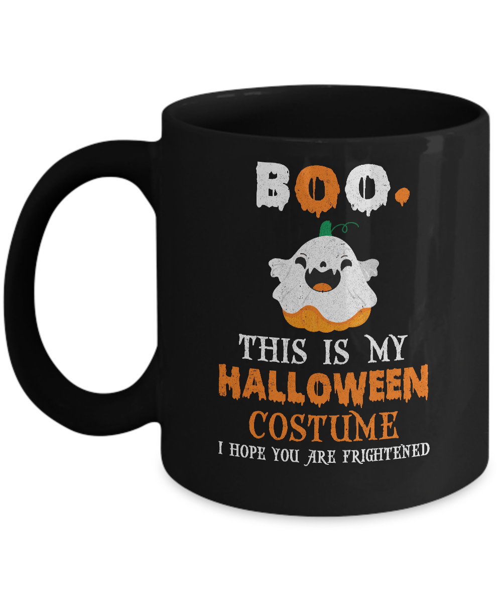 Boo Pumpkin Sarcastic Funny Halloween Costume Mug