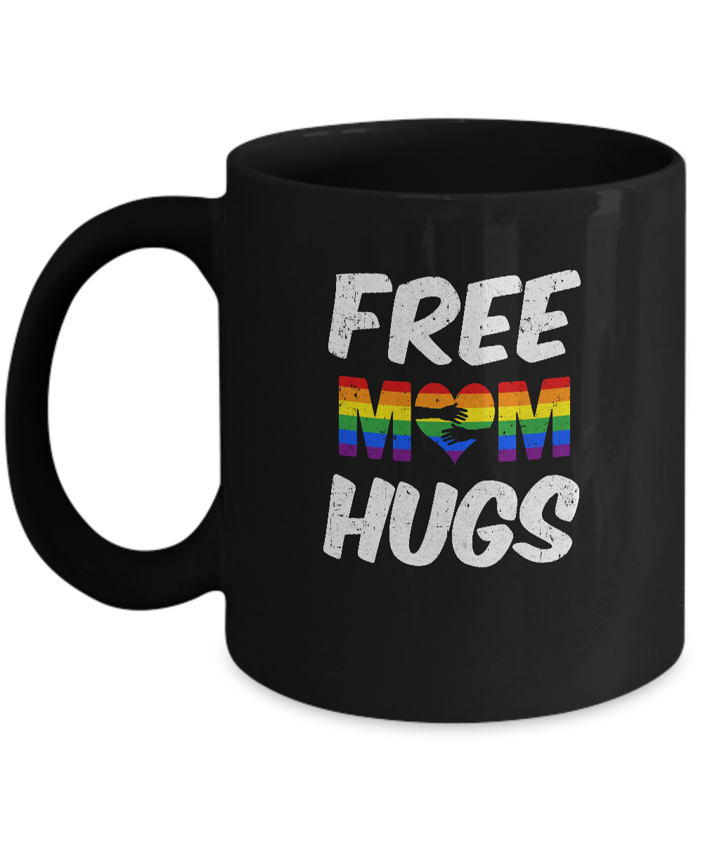 LGBT Pride Month Free Mom Hugs Mug