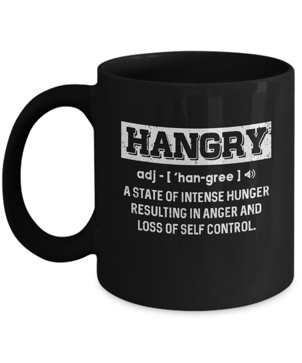 Funny Hangry Buy Me Food Mug