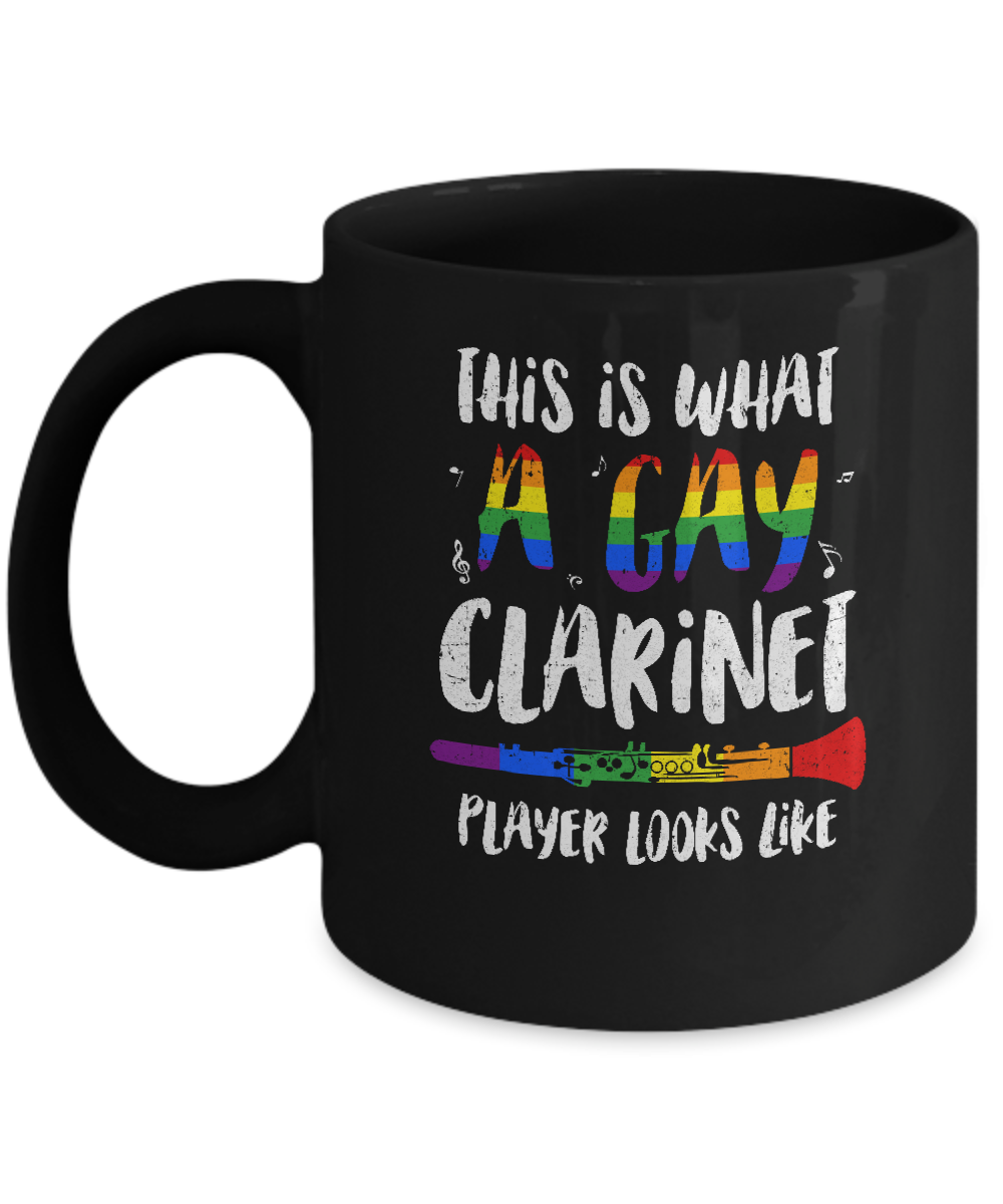 This Is What A Gay Clarinet Player Looks Like LGBT Mug-Coffee Mug-11oz Mug-Black