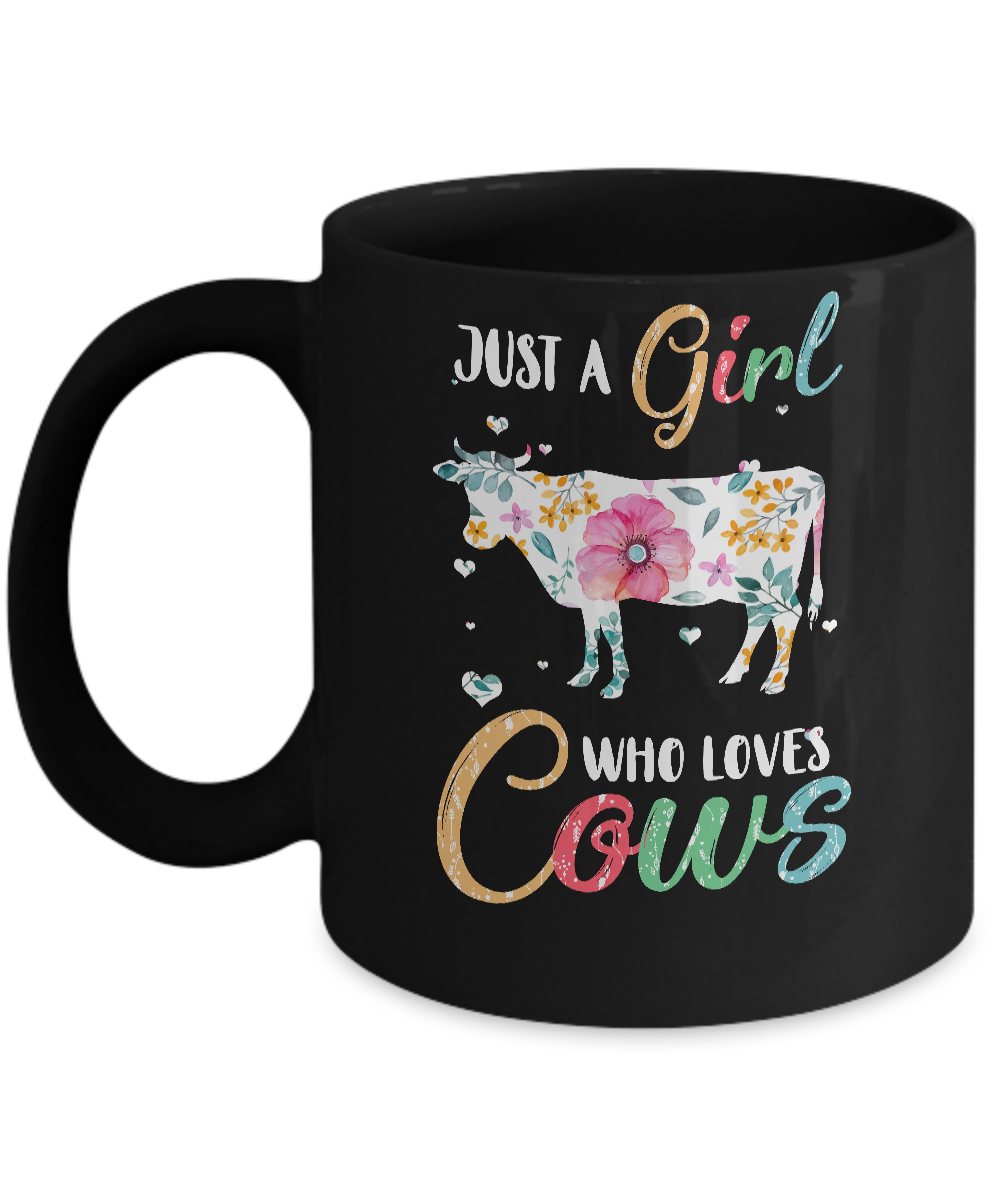 Just A Girl Who Loves Cows Cute Cow Lover Mug