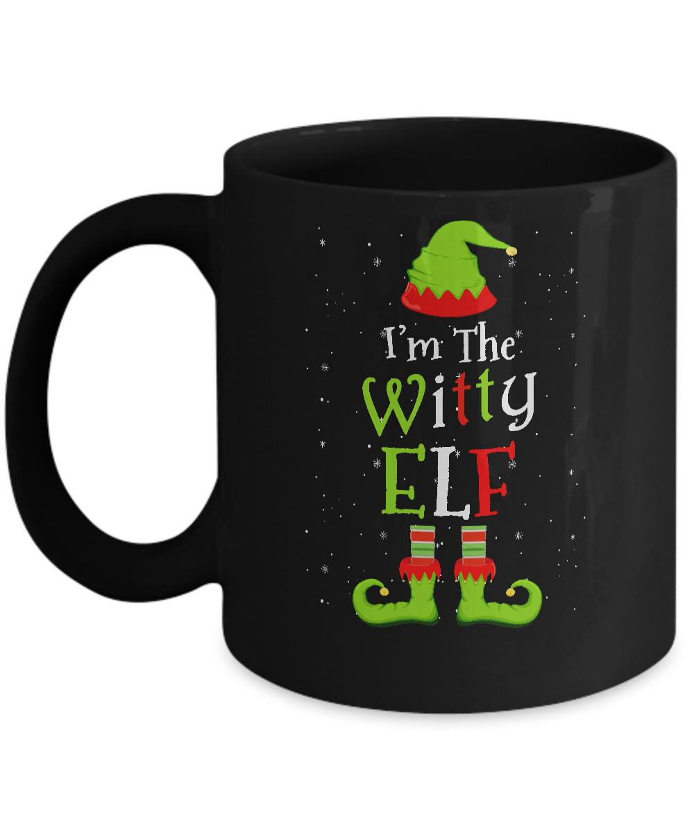 I'm The Witty Elf Family Matching Funny Christmas Group Gift Mug
