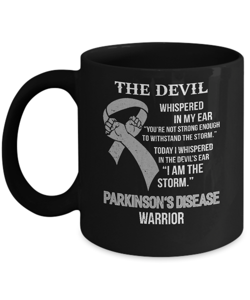 I Am The Storm Support Parkinson's Disease Awareness Warrior Gift Mug-Coffee Mug-11oz Mug-Black