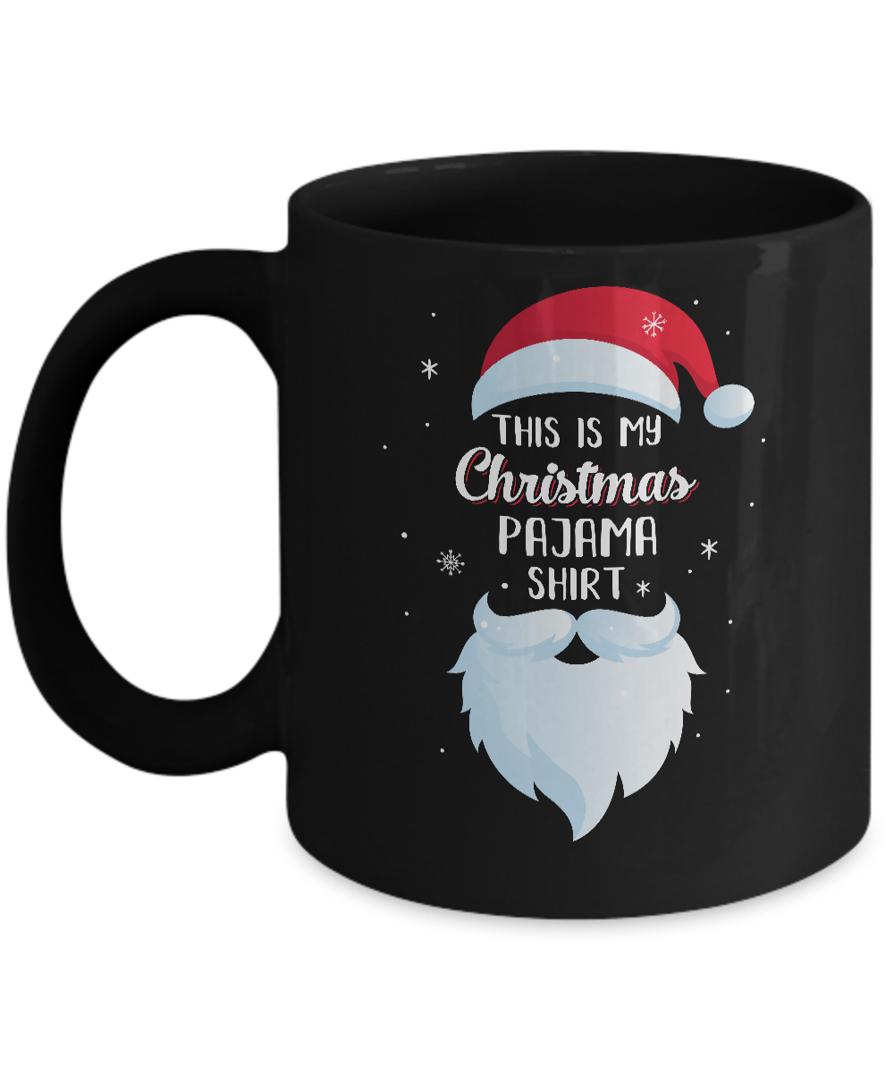 This Is My Christmas Pajama-Coffee Mug-11oz Mug-Black