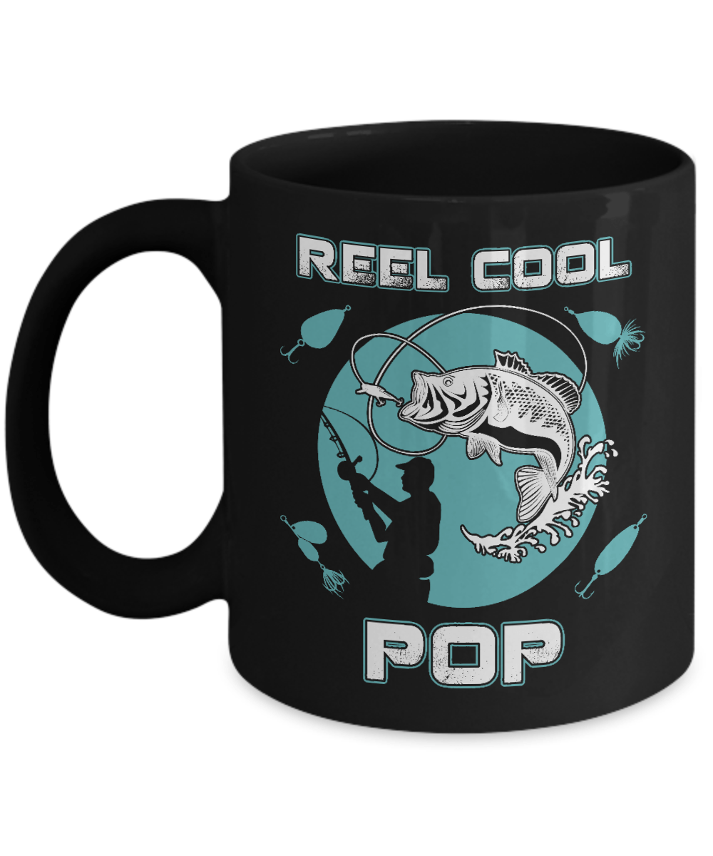 Reel Cool Pop Mug-Coffee Mug-11oz Mug-Black