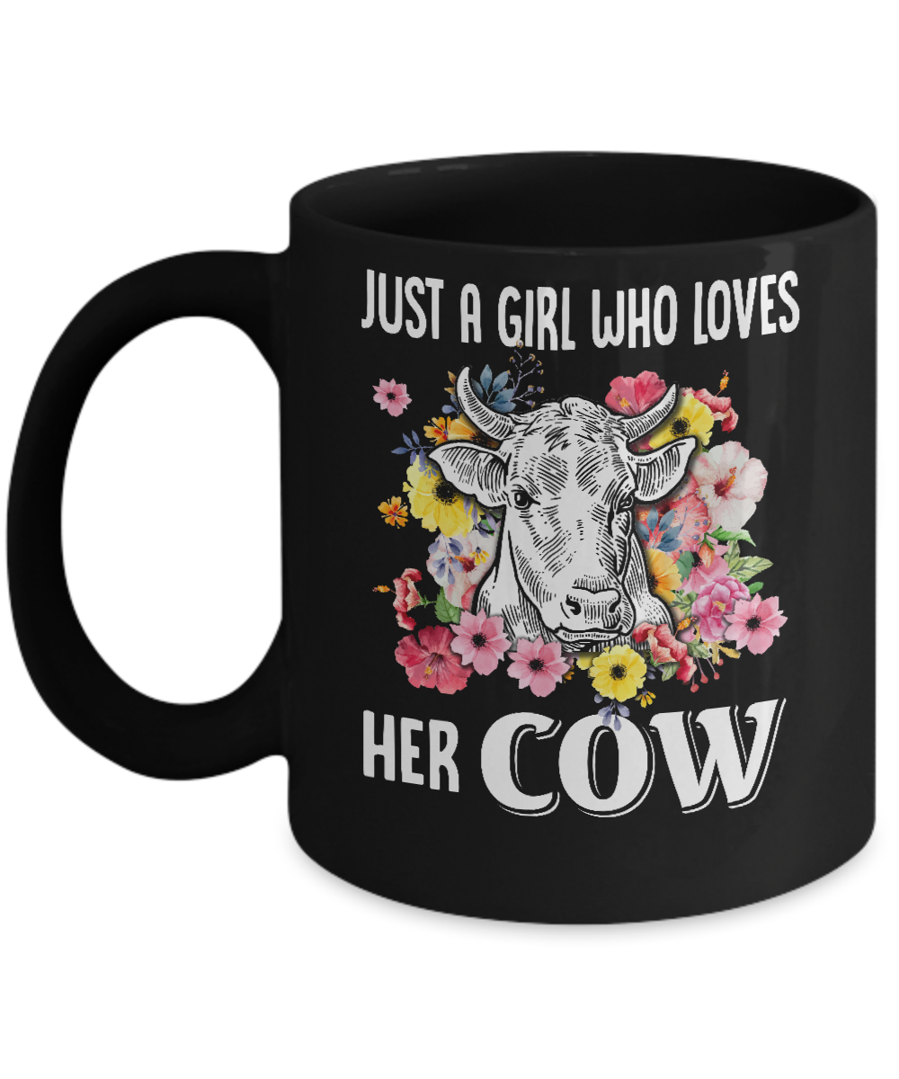 Just A Girl Who Loves Her Cow Mug