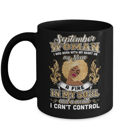I'm A September Woman Funny Birthday Mug-Coffee Mug-11oz Mug-Black