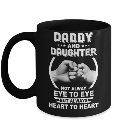 Father And Daughter Daddy And Baby Funny Father's Day Gift Mug-Coffee Mug-11oz Mug-Black