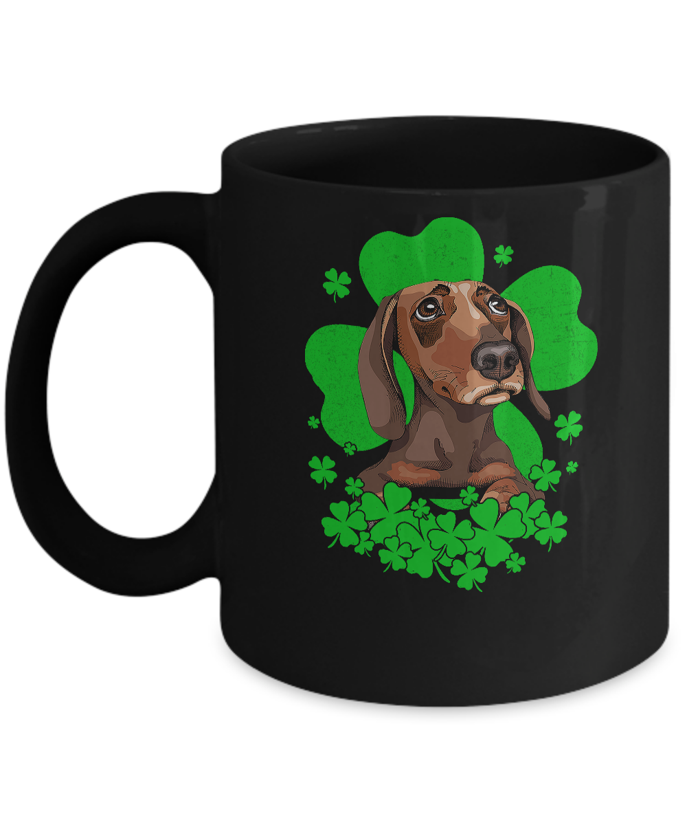 Dachshund St. Patrick's Day Clovers Mug