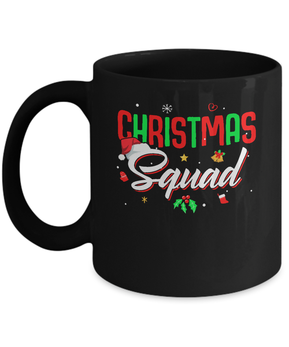 Matching Family Christmas Squad Mug-Coffee Mug-11oz Mug-Black