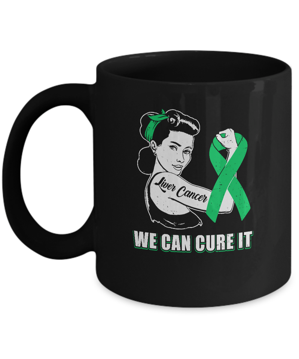 Liver Cancer Awareness Survivor We Can Cure It Mug-Coffee Mug-11oz Mug-Black