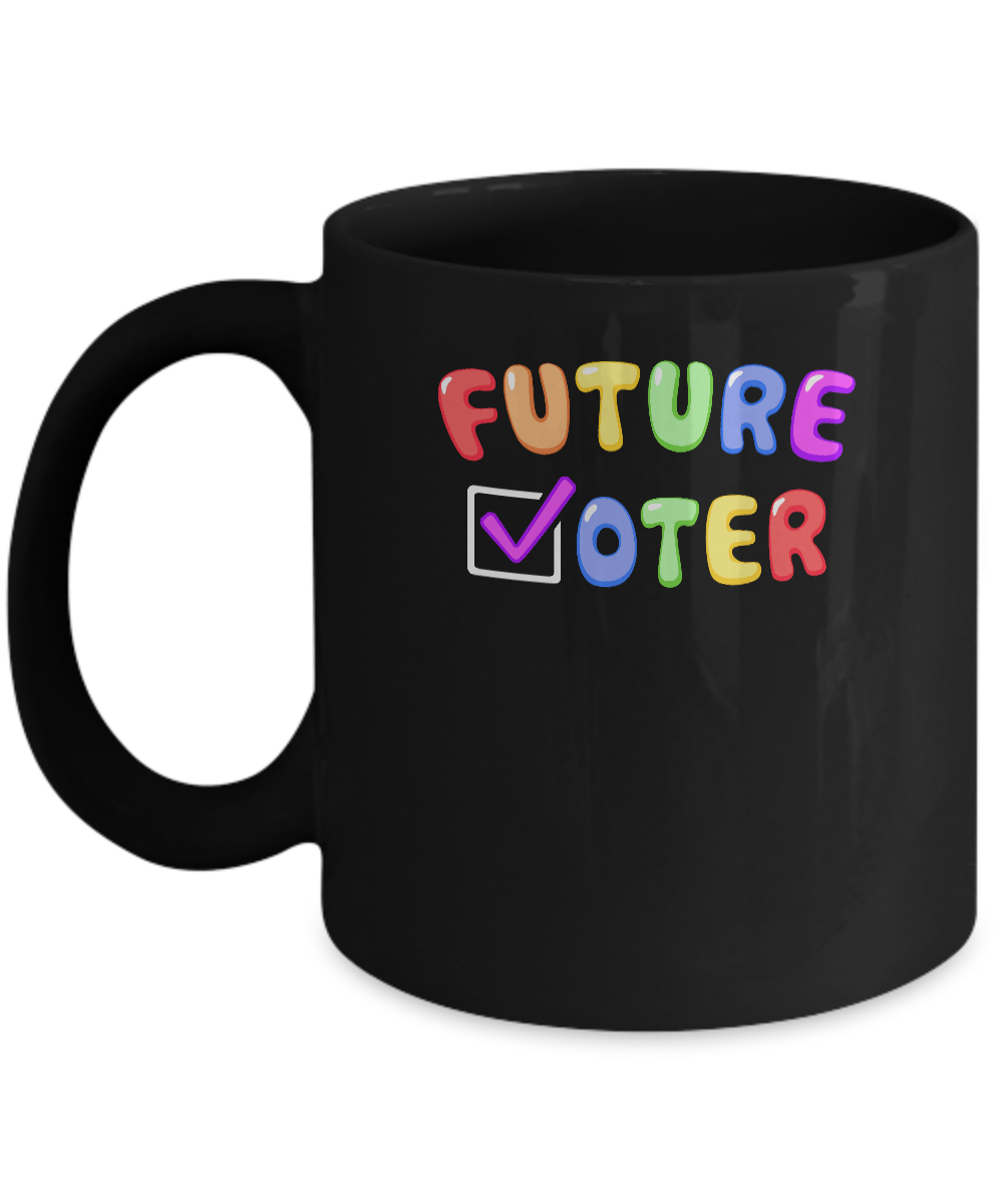 Voting Kids Vote Future Voter Rainbow Mug