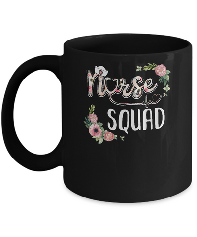 Nursing Student Squad Nurse Gifts Mug-Coffee Mug-11oz Mug-Black