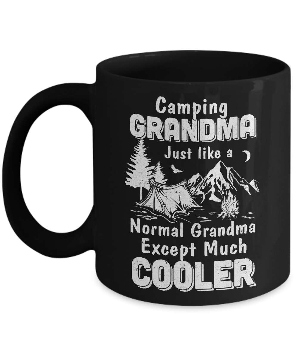 Camping Grandma Except Much Cooler Mug