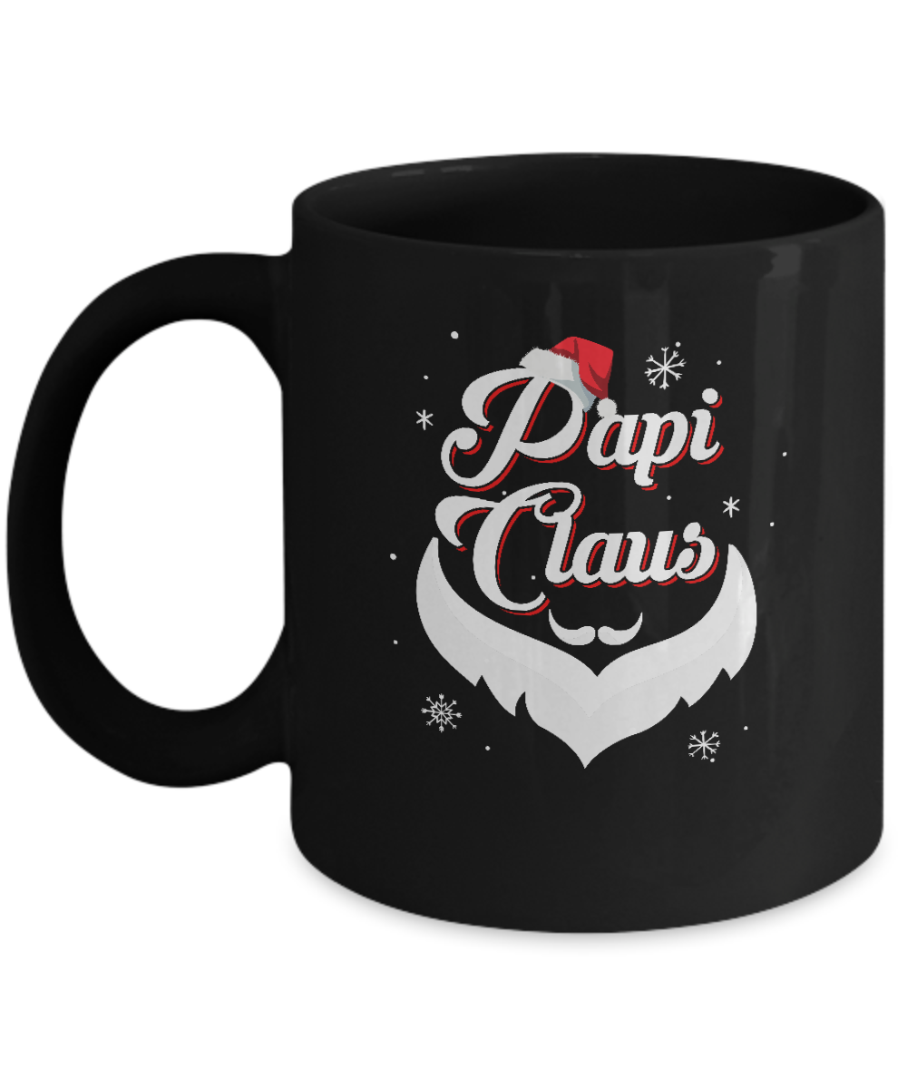 Santa Beard Matching Christmas Pajamas Papi Claus Mug