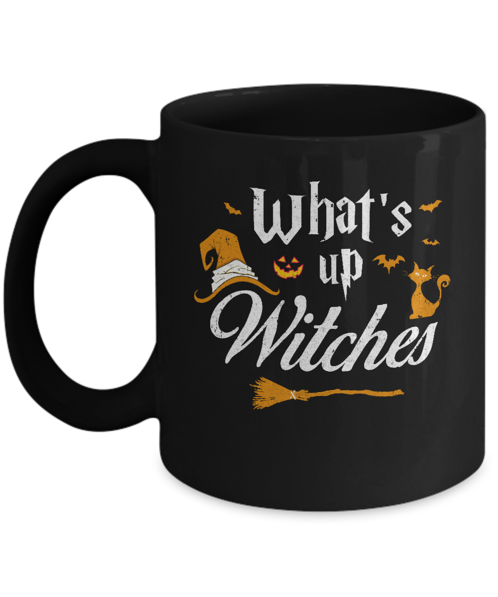 What's Up Witches Mug-Coffee Mug-11oz Mug-Black