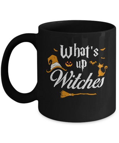What's Up Witches Mug-Coffee Mug-11oz Mug-Black