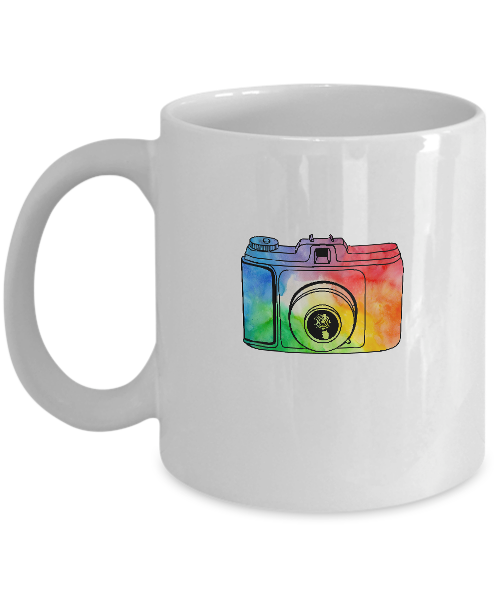 Awesome Camera Of Photographer Photography Colourful Mug-Coffee Mug-11oz Mug-White
