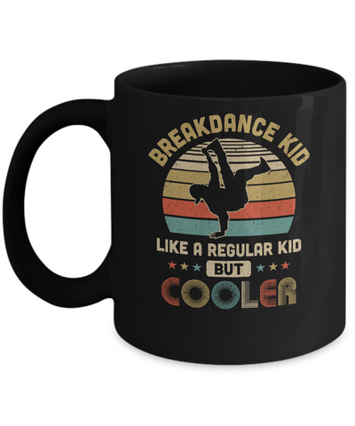 Breakdance Kids Funny Young Breakdancing Gift Breakdancer Mug-Coffee Mug-11oz Mug-Black