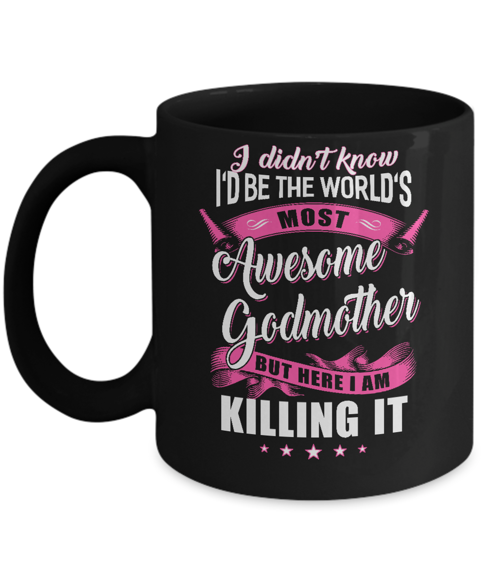 World's Most Awesome Godmother Mothers Day Gift Mug