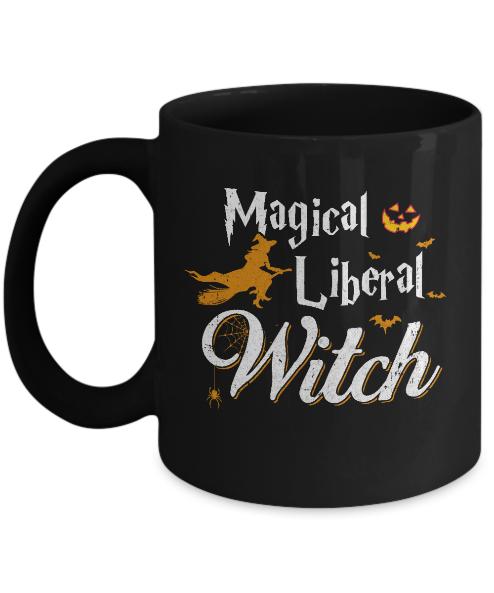Magical Liberal Witch Happy Halloween Mug