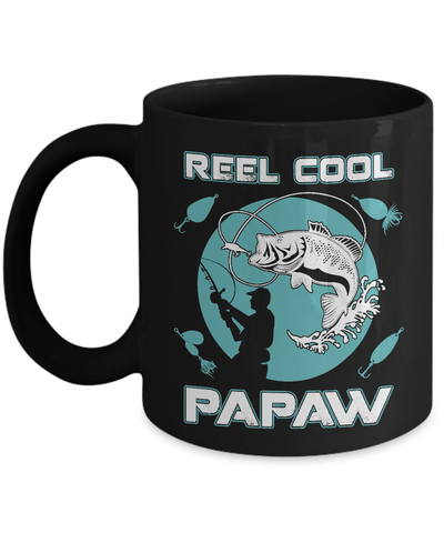 Reel Cool PaPaw Mug-Coffee Mug-11oz Mug-Black