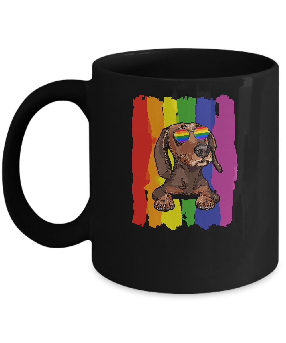 Funny Dachshund LGBT LGBT Pride Gifts Mug