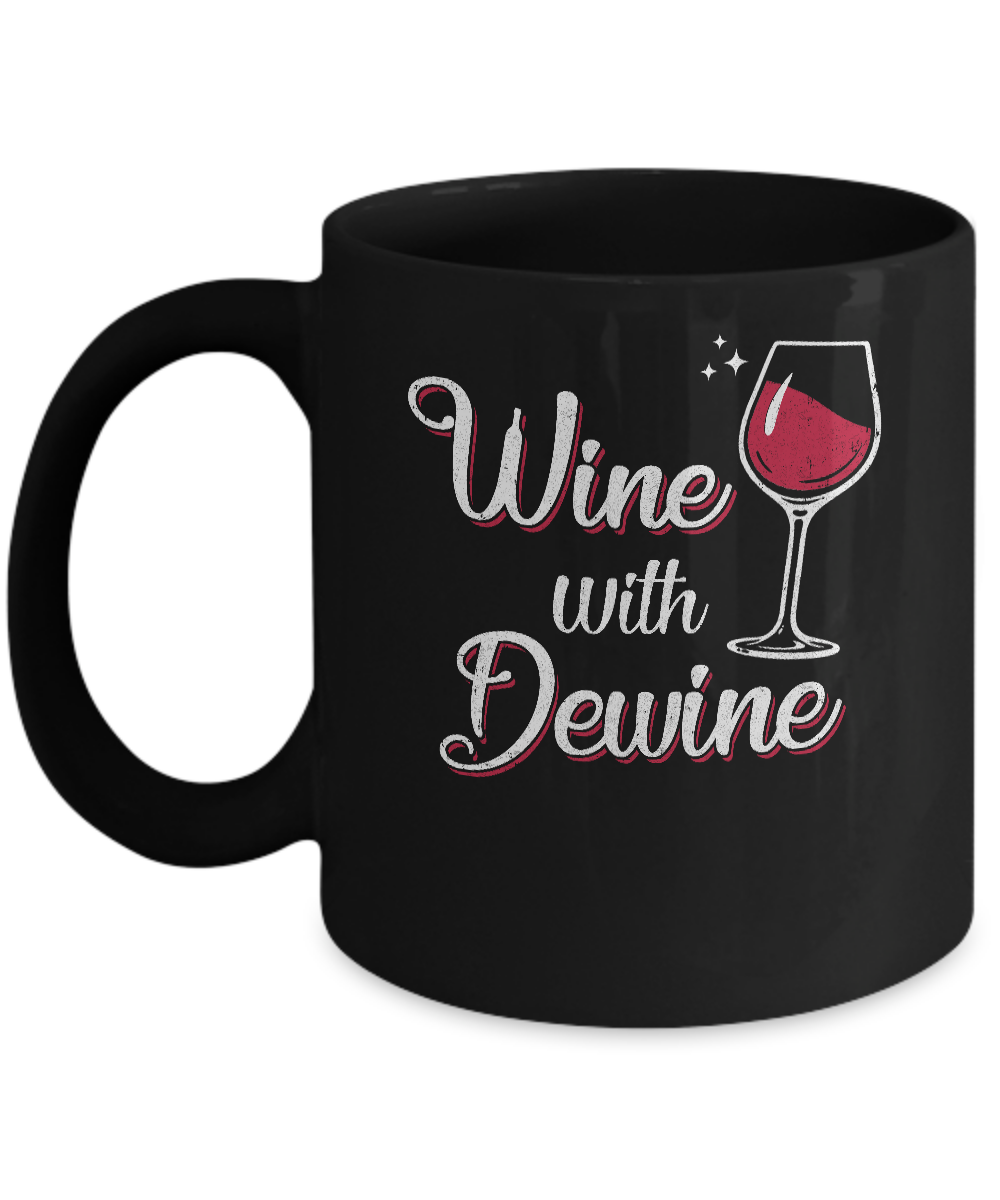 Wine With Dewine Drinking Game Ohio Mug