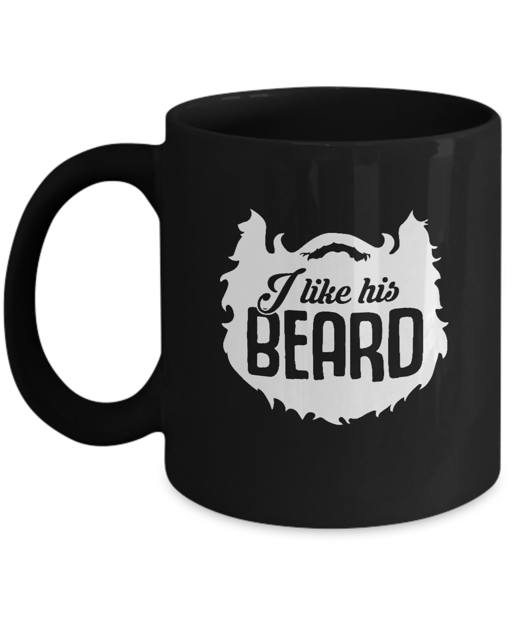 I Like His Beard I Like Her Butt Couple Mug