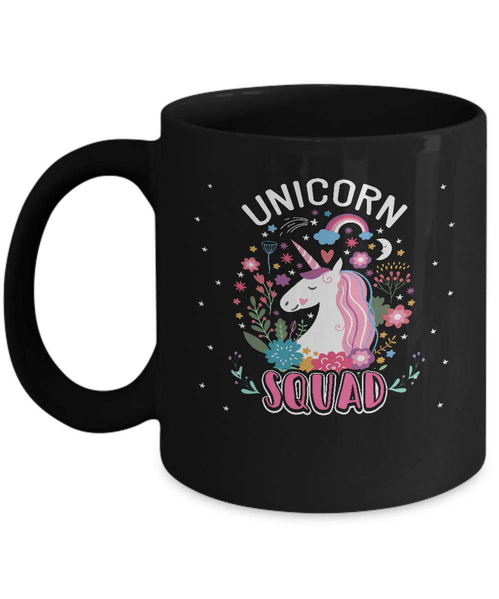 Unicorn Squad Mug-Coffee Mug-11oz Mug-Black