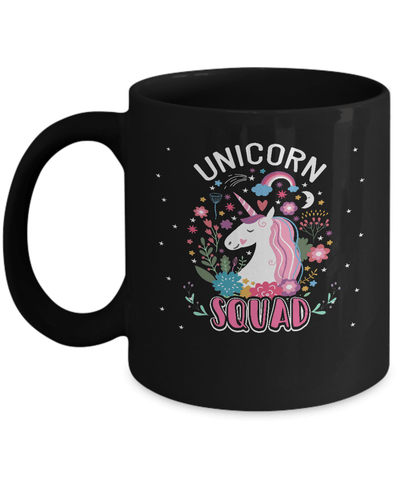 Unicorn Squad Mug-Coffee Mug-11oz Mug-Black