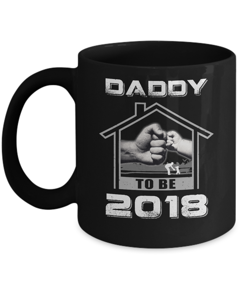Daddy To Be 2018 New Baby Mug-Coffee Mug-11oz Mug-Black