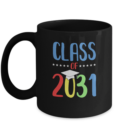 Grow With Me First Day Of School Class Of 2031 Mug-Coffee Mug-11oz Mug-Black