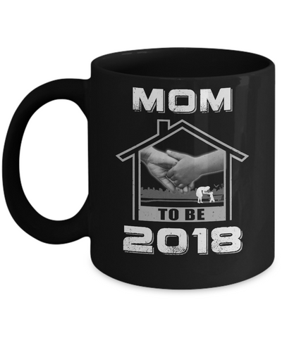 Mom To Be 2018 New Baby Mug-Coffee Mug-11oz Mug-Black