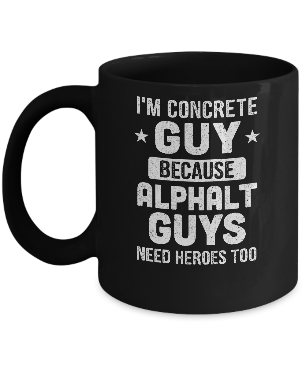 Funny Concrete Gift For Construction Worker Mug-Coffee Mug-11oz Mug-Black