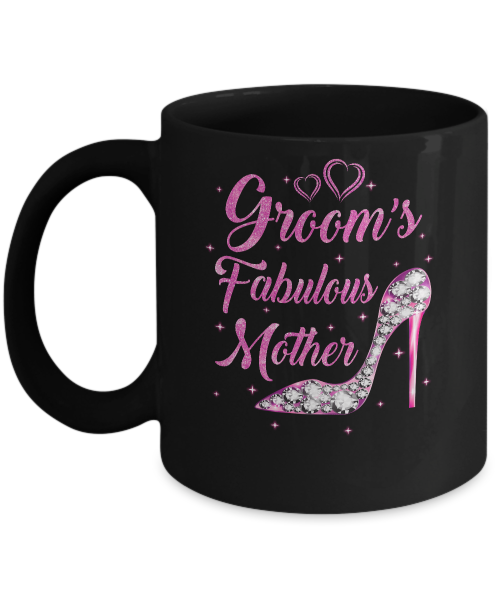 Groom's Fabulous Mother Happy Wedding Marry Vintage Mug