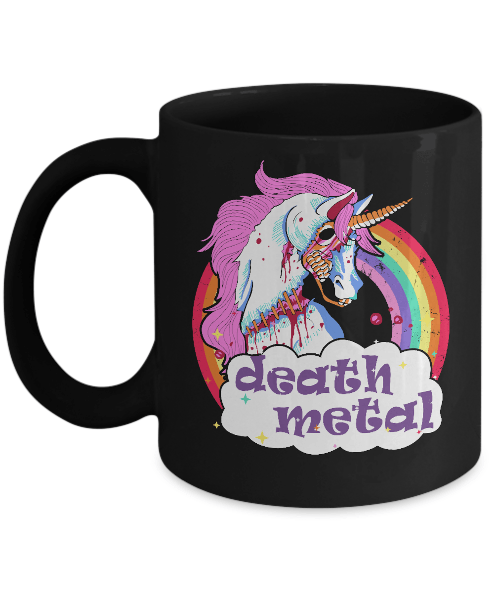 Zombie Unicorn Death Metal Mug