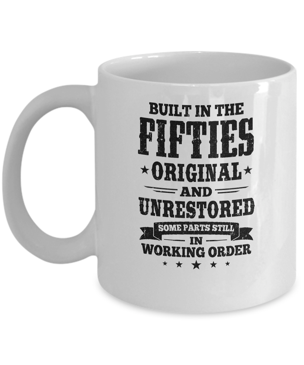 Built In The Fifties Original And Unrestored 1950s Birthday Mug