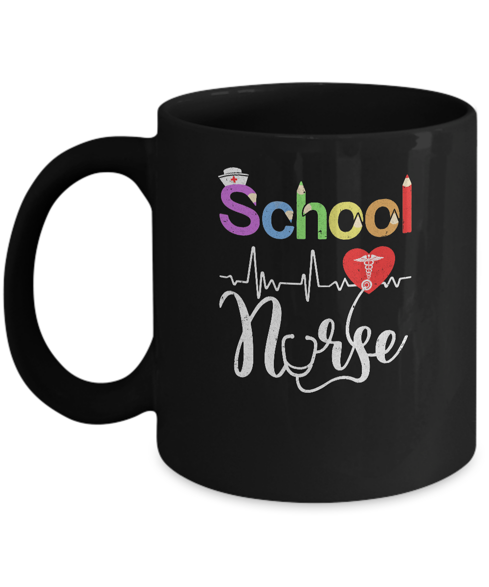 Funny Elementary And Middle School Nurse Gifts Mug-Coffee Mug-11oz Mug-Black
