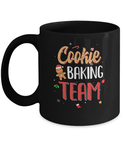 Cookie Baking Team Christmas Baking Team Mug-Coffee Mug-11oz Mug-Black