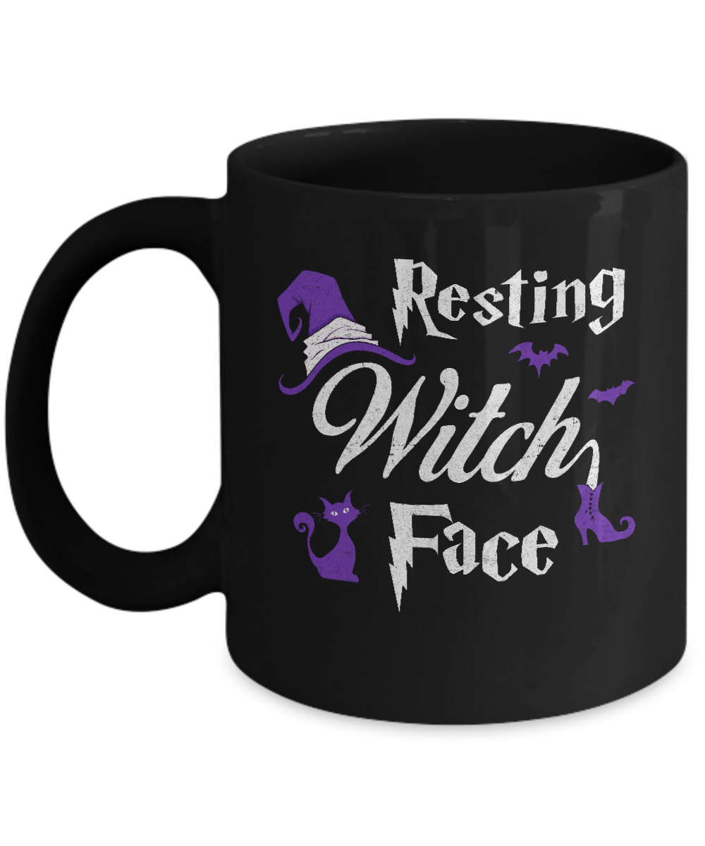 Halloween Resting Witch Face Witches Mug