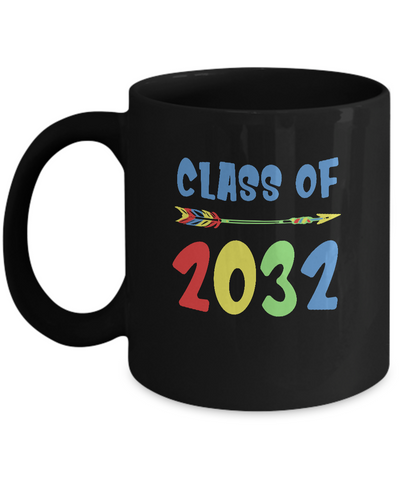 Class Of 2032 Grow With Me Pre-K First Day Of School Mug-Coffee Mug-11oz Mug-Black