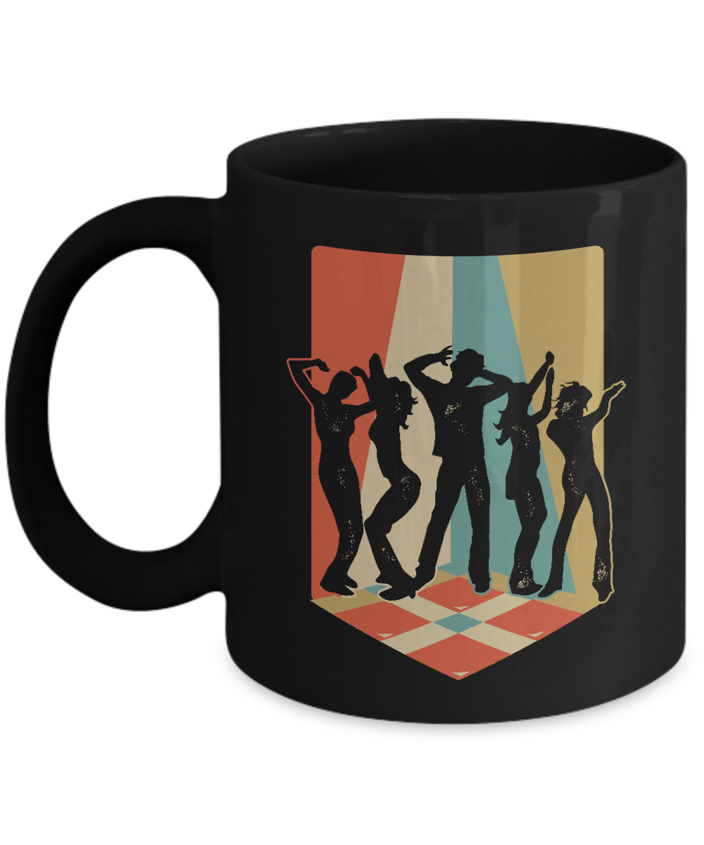 Classic Vintage Retro Style Dance Music Mug