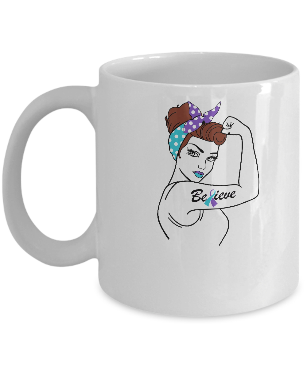 Support Suicide Prevention Awareness Warrior Believe Mug