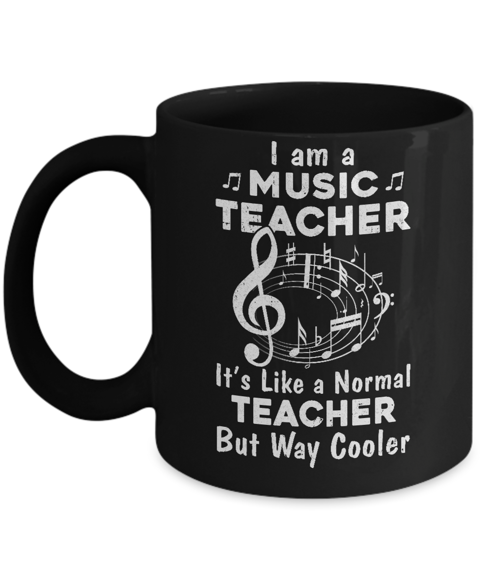 I Am A Music Teacher Proud Funny Music Teacher Mug