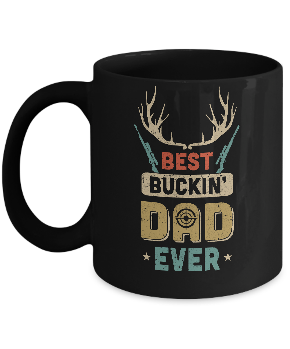 Vintage Best Buckin' Dad Ever Deer Hunting Mug