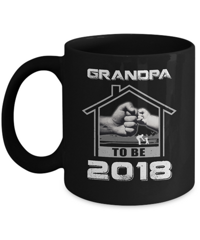 Grandpa To Be 2018 New Baby Mug-Coffee Mug-11oz Mug-Black